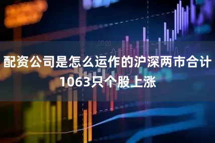 配资公司是怎么运作的沪深两市合计1063只个股上涨